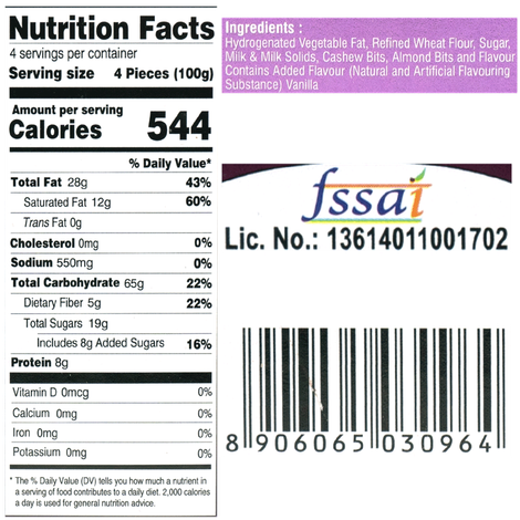 Karachi Bakery Kaju Badam Biscuit