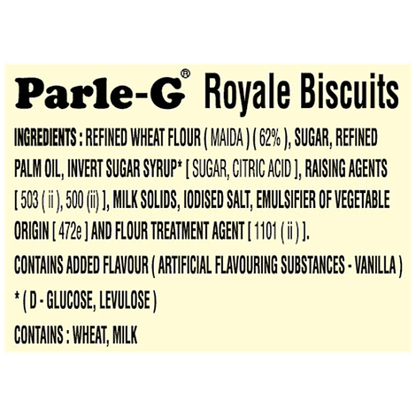 Parle Royale Vanilla Glucose Biscuits | Trans Fat-free