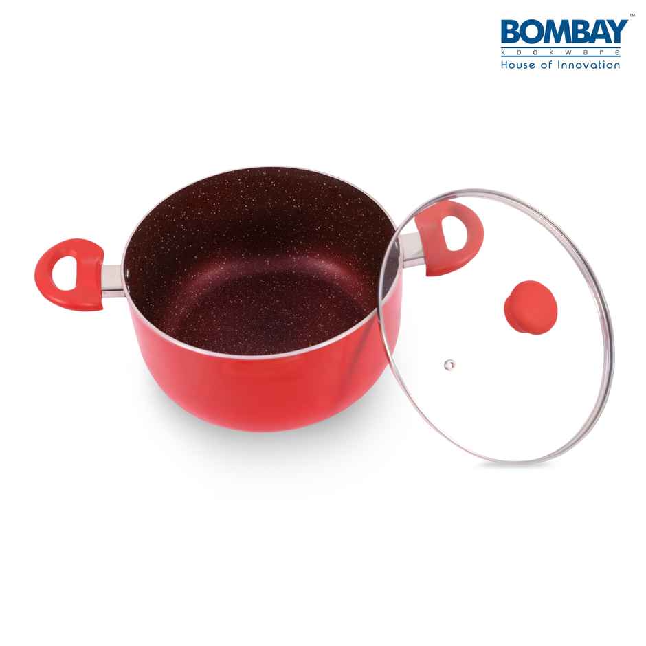 Bombay Kookware Biriyani Pot | 24 cm | 4 L | Induction Compatible | Induction Bottom