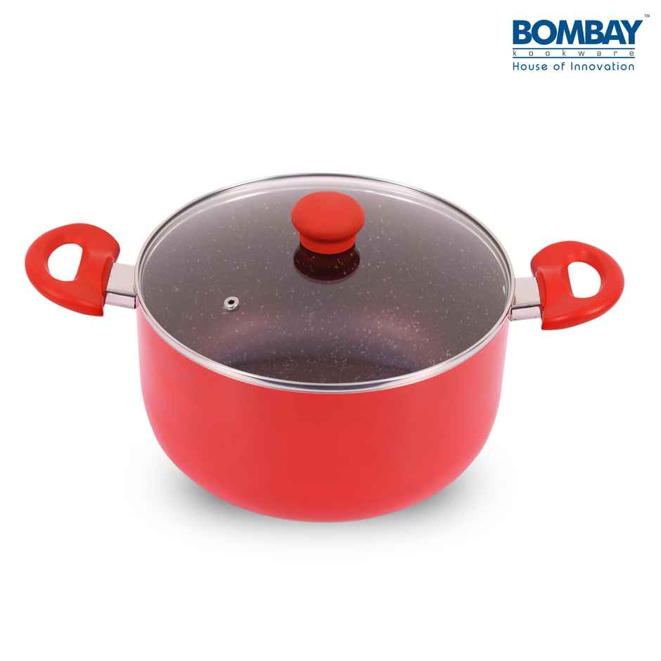 Bombay Kookware Biriyani Pot | 24 cm | 4 L | Induction Compatible | Induction Bottom