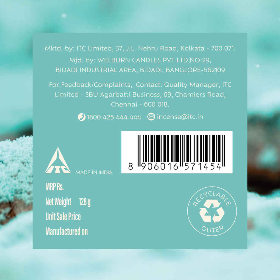 Pranah Senses | Himalayan Drizzle | Scented Candle