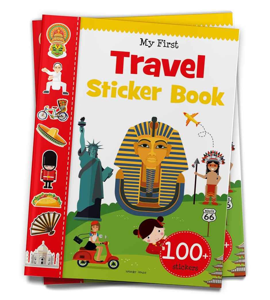 My First Travel Sticker Book: Exciting Sticker Book With 100 Stickers