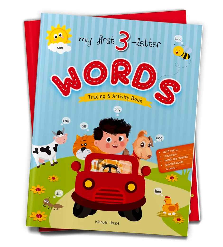 My First 3 Letter Words - Tracing and Activity Book