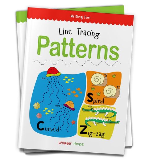 Line Tracing Patterns- Practice Drawing and Tracing Lines and Patterns