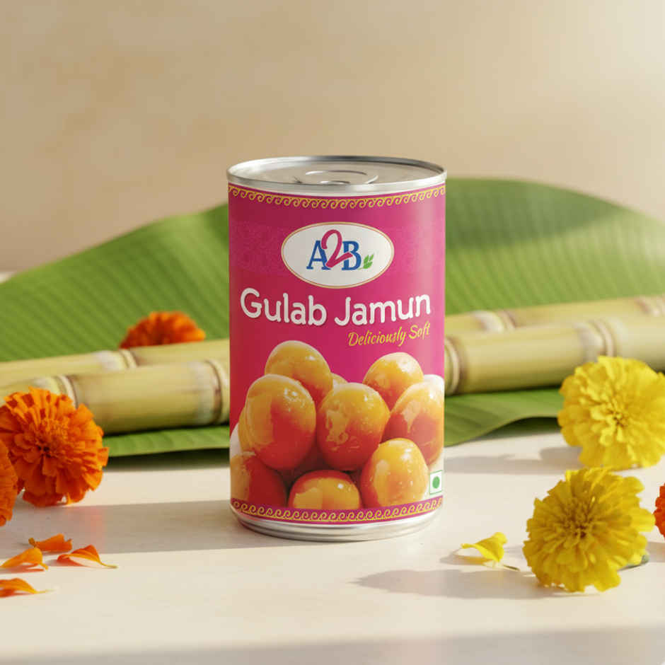A2B Gulab Jamun Tin | Authentic Indian Sweet