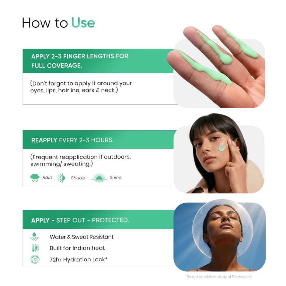 SkinInspired The Green Sunscreen 100% Mineral Sunscreen SPF 50+ PA++++