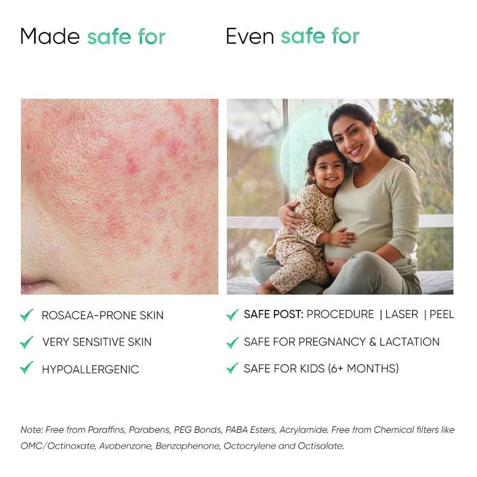 SkinInspired The Green Sunscreen 100% Mineral Sunscreen SPF 50+ PA++++
