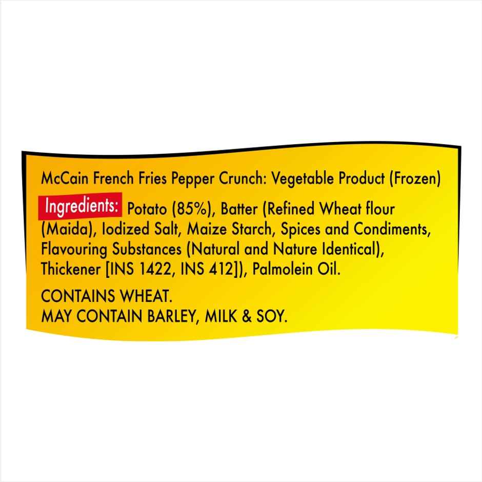 Mccain French Fries Pepper Crunch