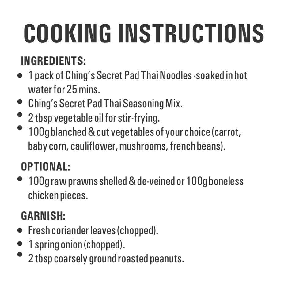 Ching's Secret Pad Thai Noodles - Extra Hot Thai Chilli