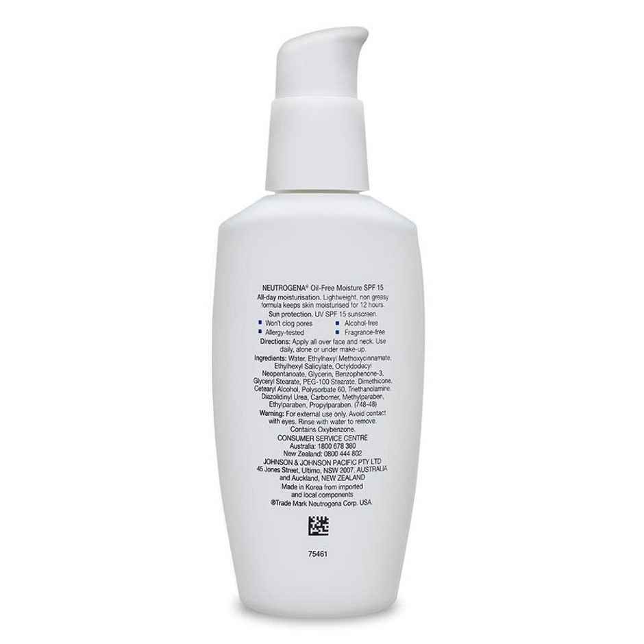 Neutrogena Oil Free Moisture Spf15