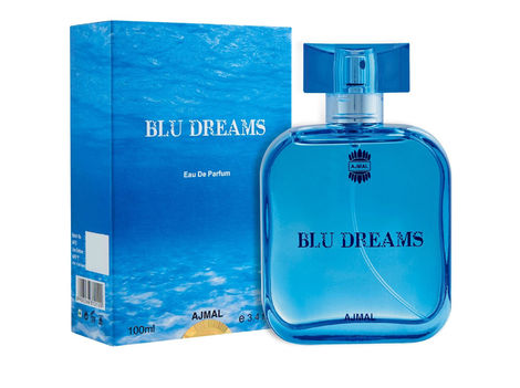 Ajmal Blu Dreams Edp Long Lasting Scent Spray Fougere Perfume Gift For Men