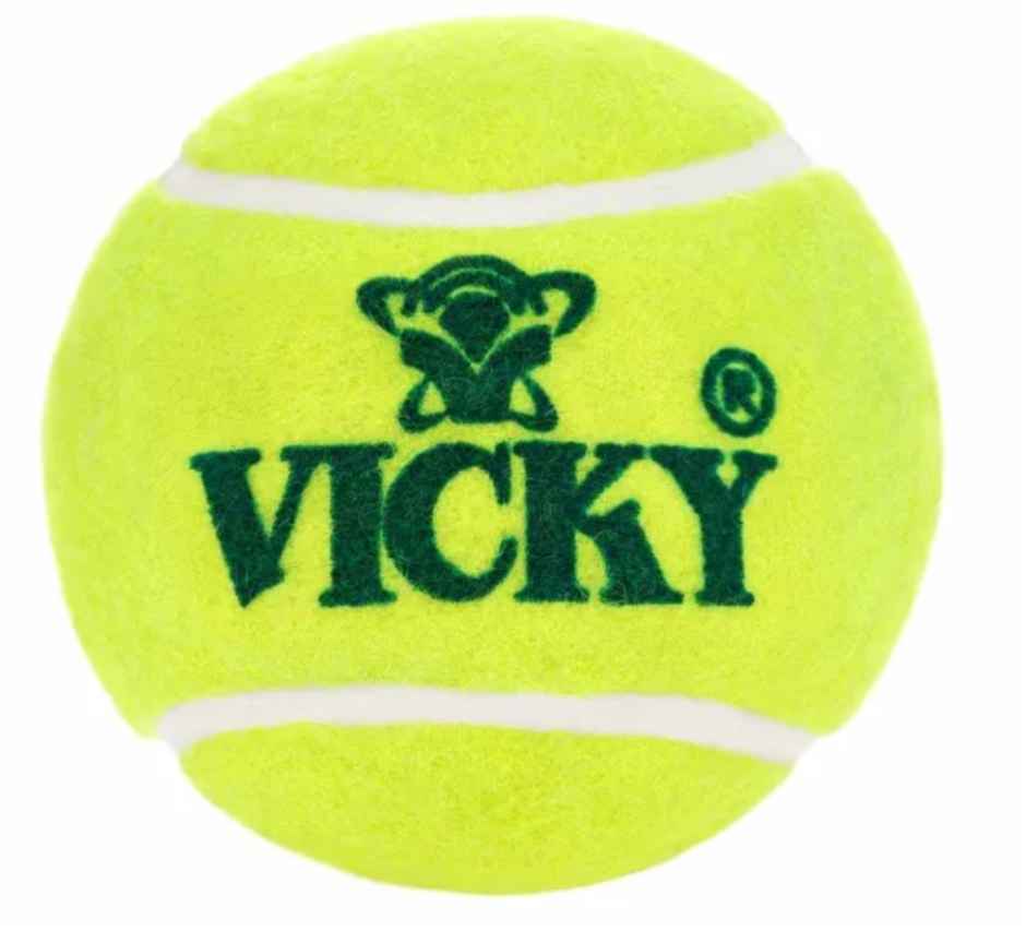Vicky Light Weight Rubber Cricket Ball (Yellow) pack of 1