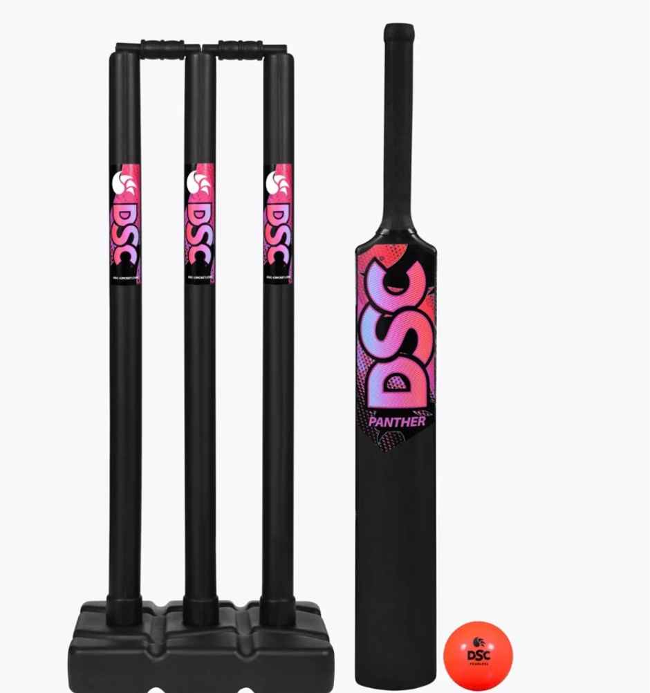 DSC Plastic Cricket set with Bat, Ball & Stumps