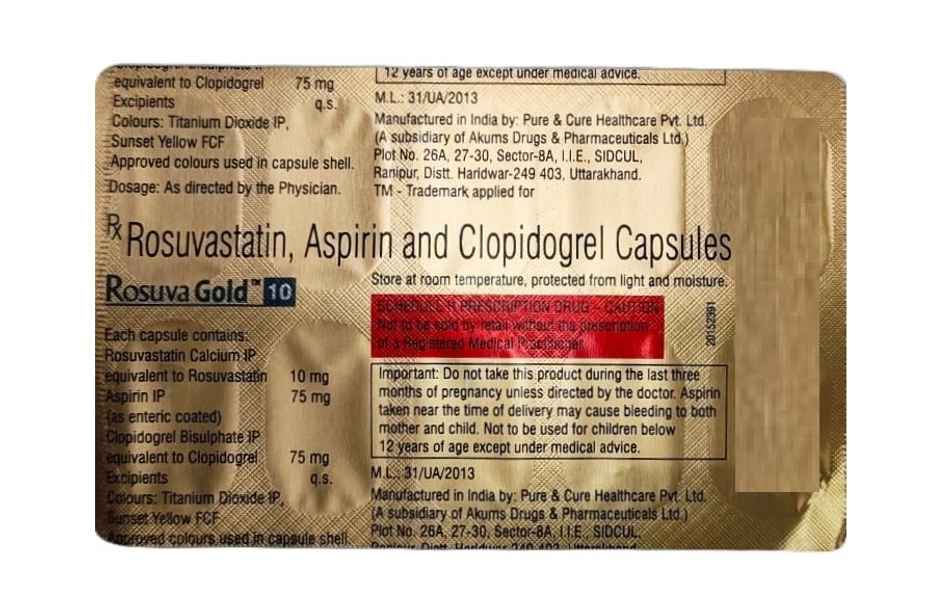 Rosuva Gold 10 Capsule