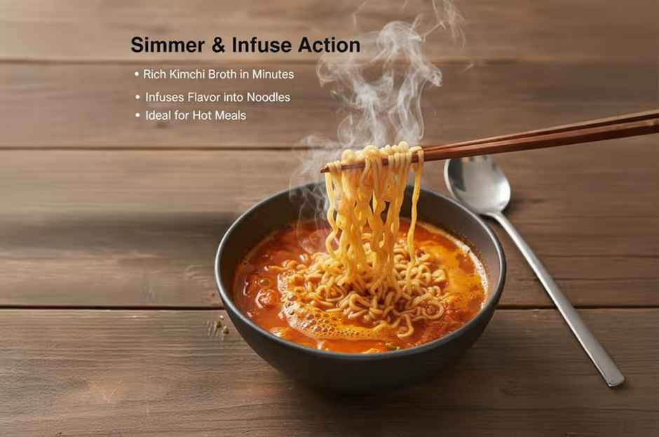Ottogi Kimchi Ramen Noodle Single Pack