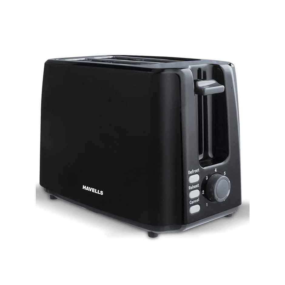 Havells Crisp Plus 750 Watts Pop up Toaster (Black)