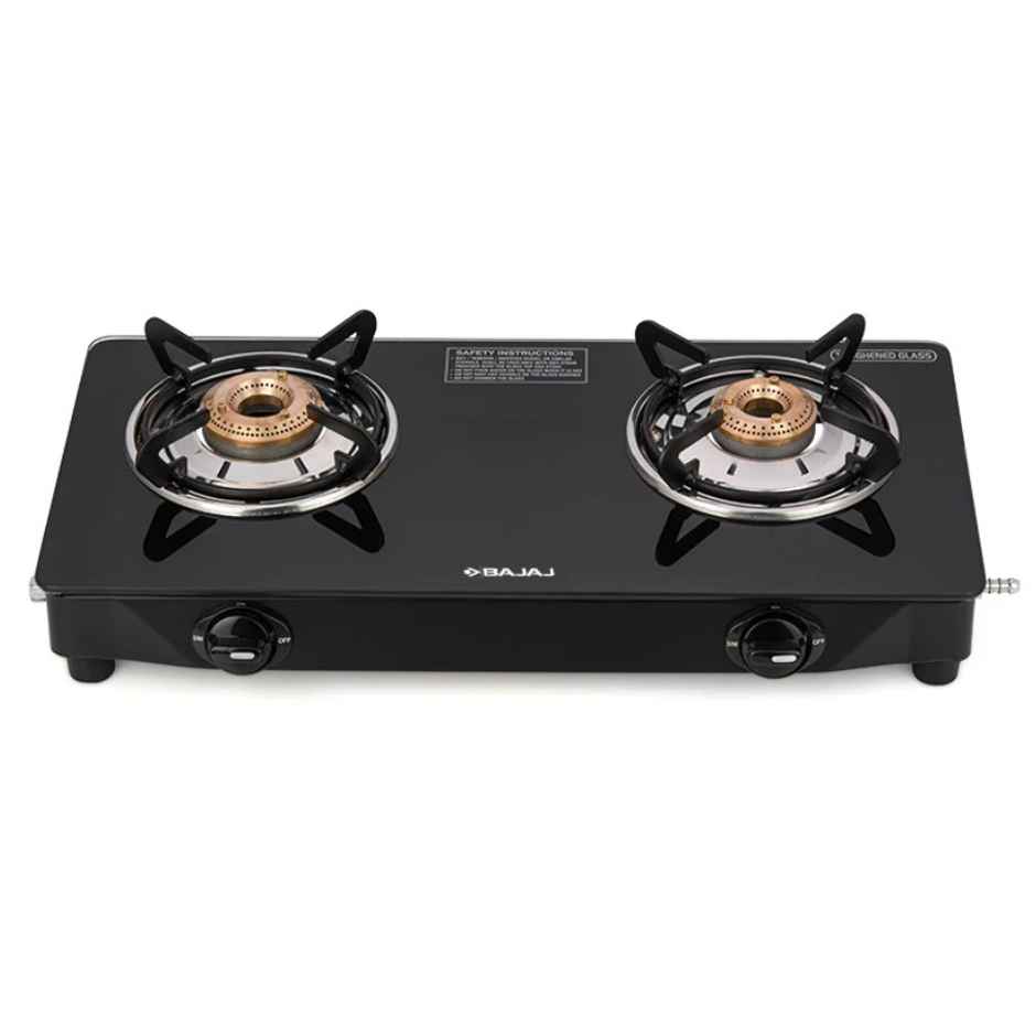 Bajaj 2 Burners Glasstop Gas Stove Ucx 2b