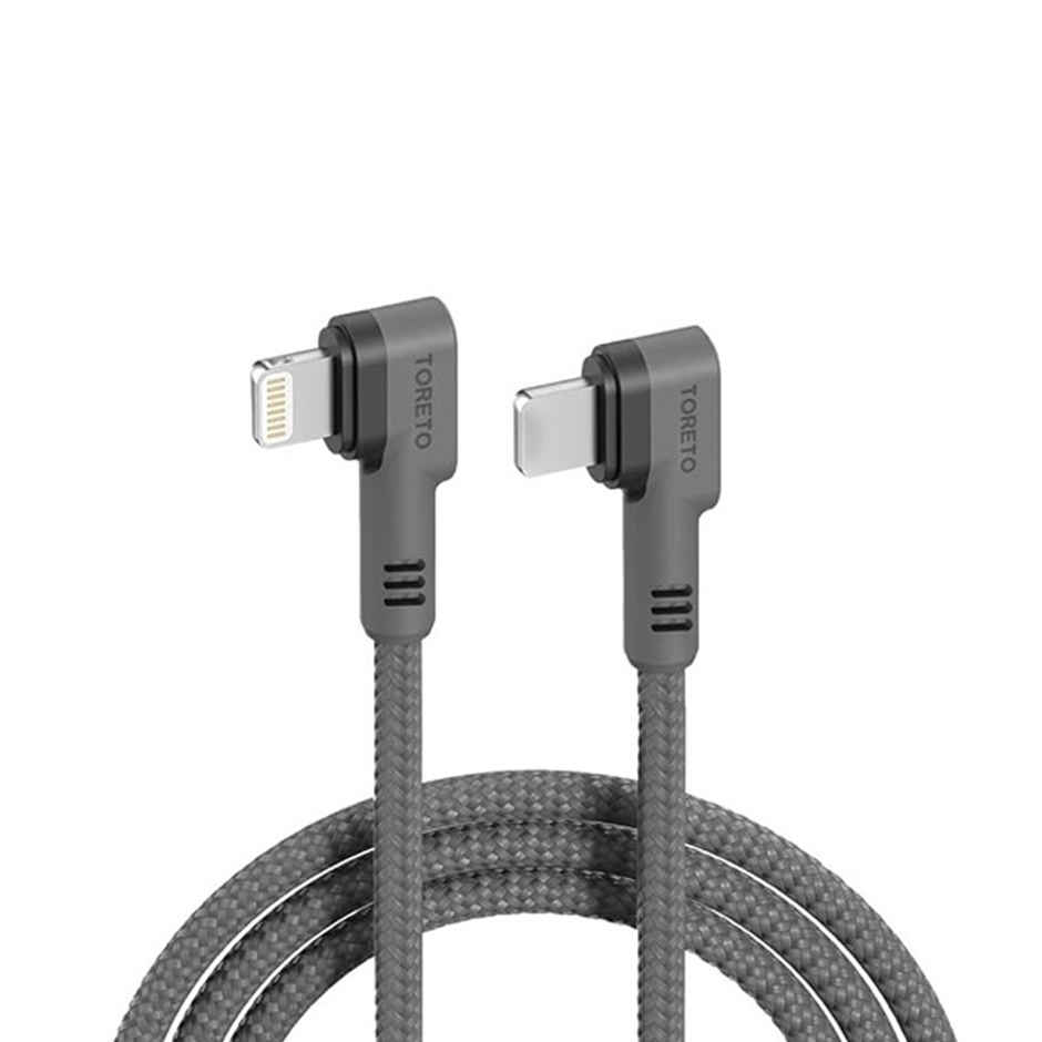 Toreto Type-C to Lightning Cable | 27W Fast Charging Cable Compatible with iPhone | iPad