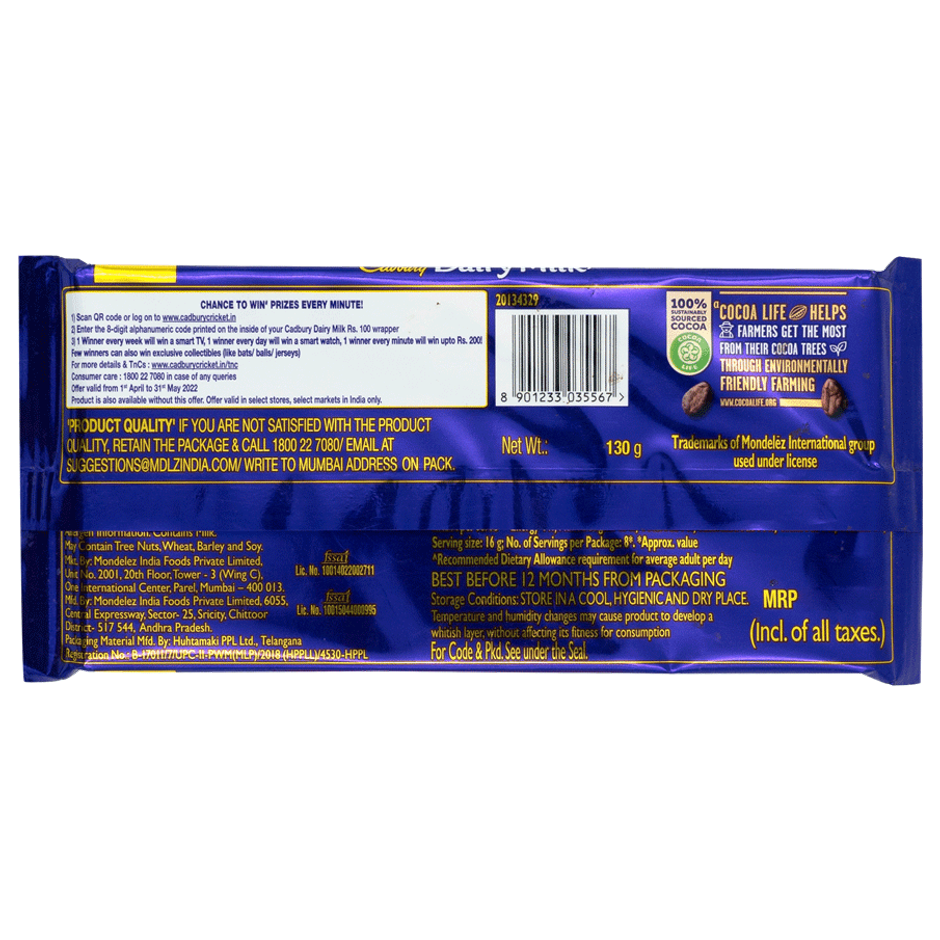 Cadbury Dairy Milk Champion's Pack Chocolate