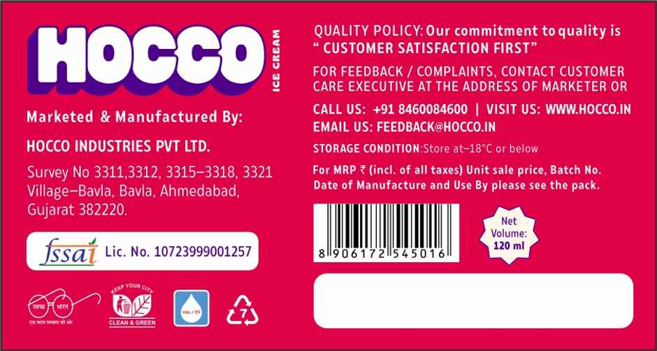 Hocco Ice Creams Aamchi