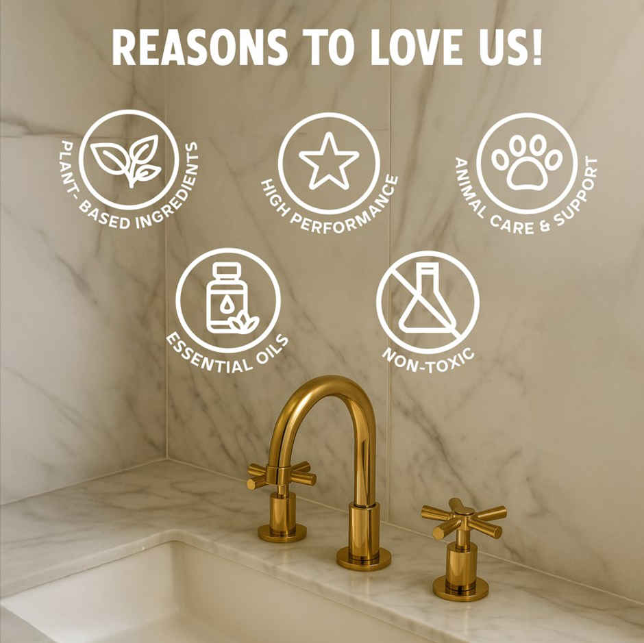 Pure Cult Ylang Ylang & Lavender Essential Oil Tap & Shower Cleaner