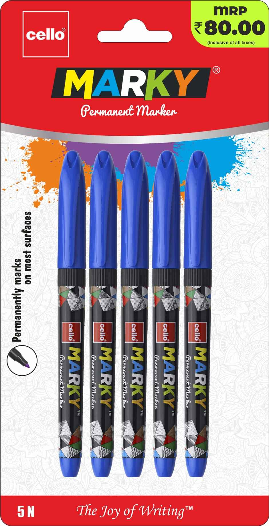 Cello Marky Permanent Marker - Blister