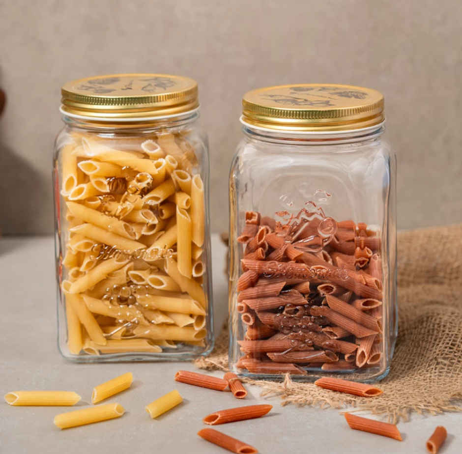Pasabahce Homemade Jar | 1000 CC | Set of 2