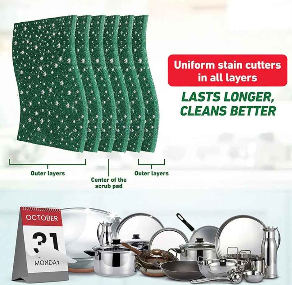 Scotch Brite Silver Sparks Scrub Pad