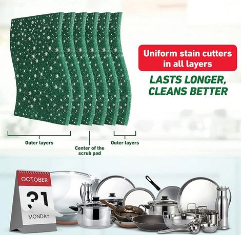 Scotch Brite Silver Sparks Scrub Pad