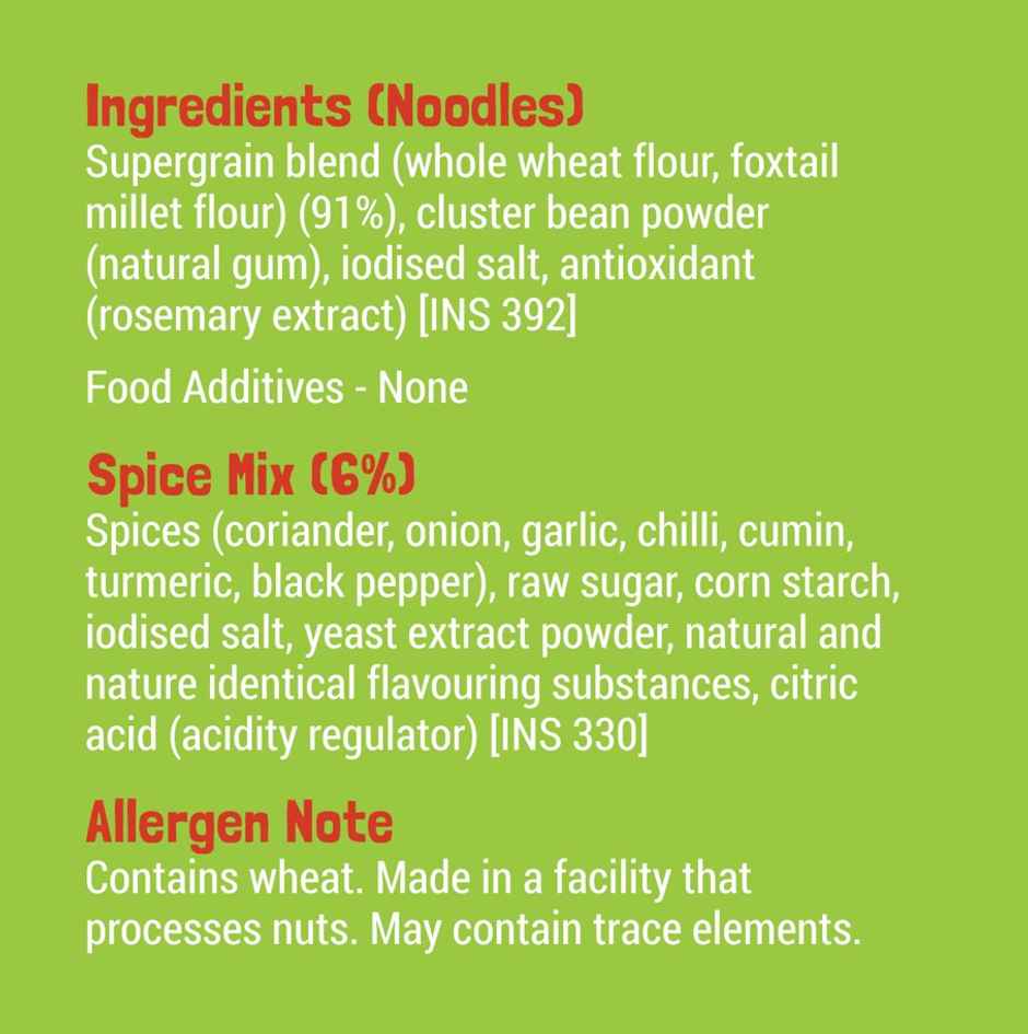 Slurrp Farm Millet Noodles - Mild Masala | No Maida And Not Fried