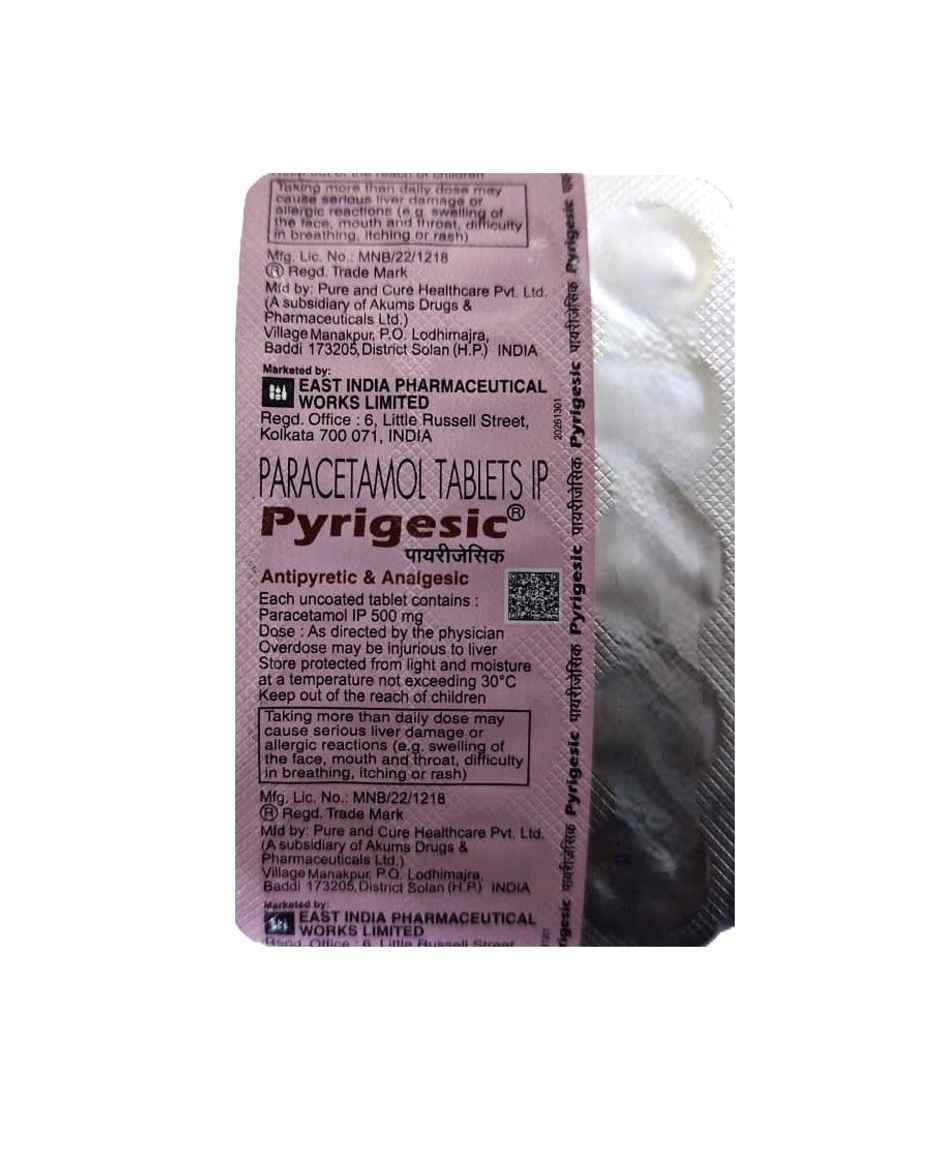 Pyrigesic 500mg Tablet