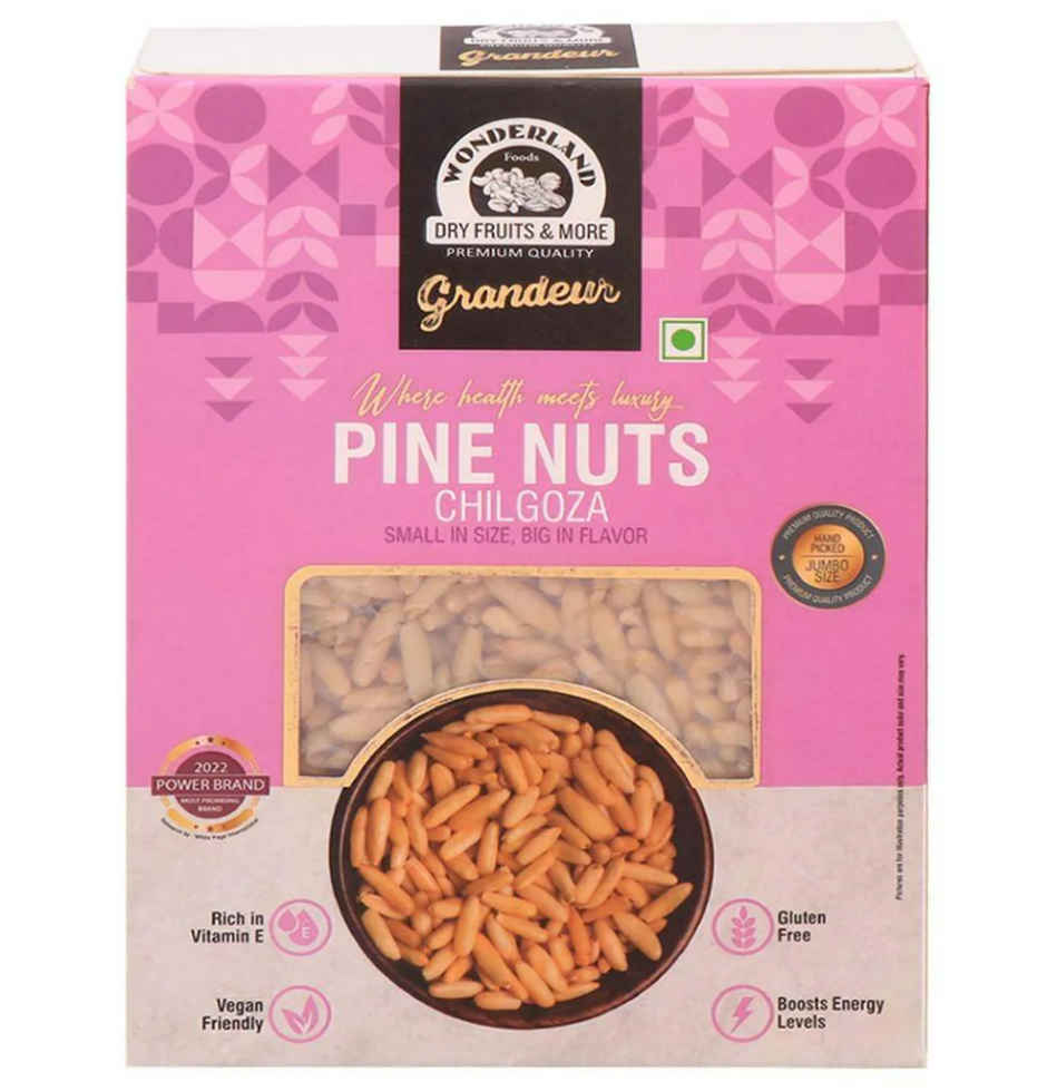 Wonderland Foods Pine Nuts (Chilgoza)