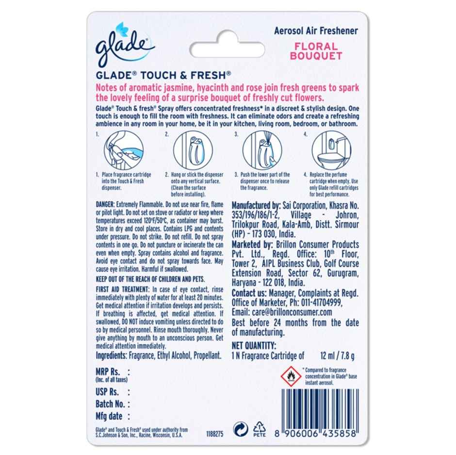 Glade Floral Touch & Fresh Room Freshener Refill