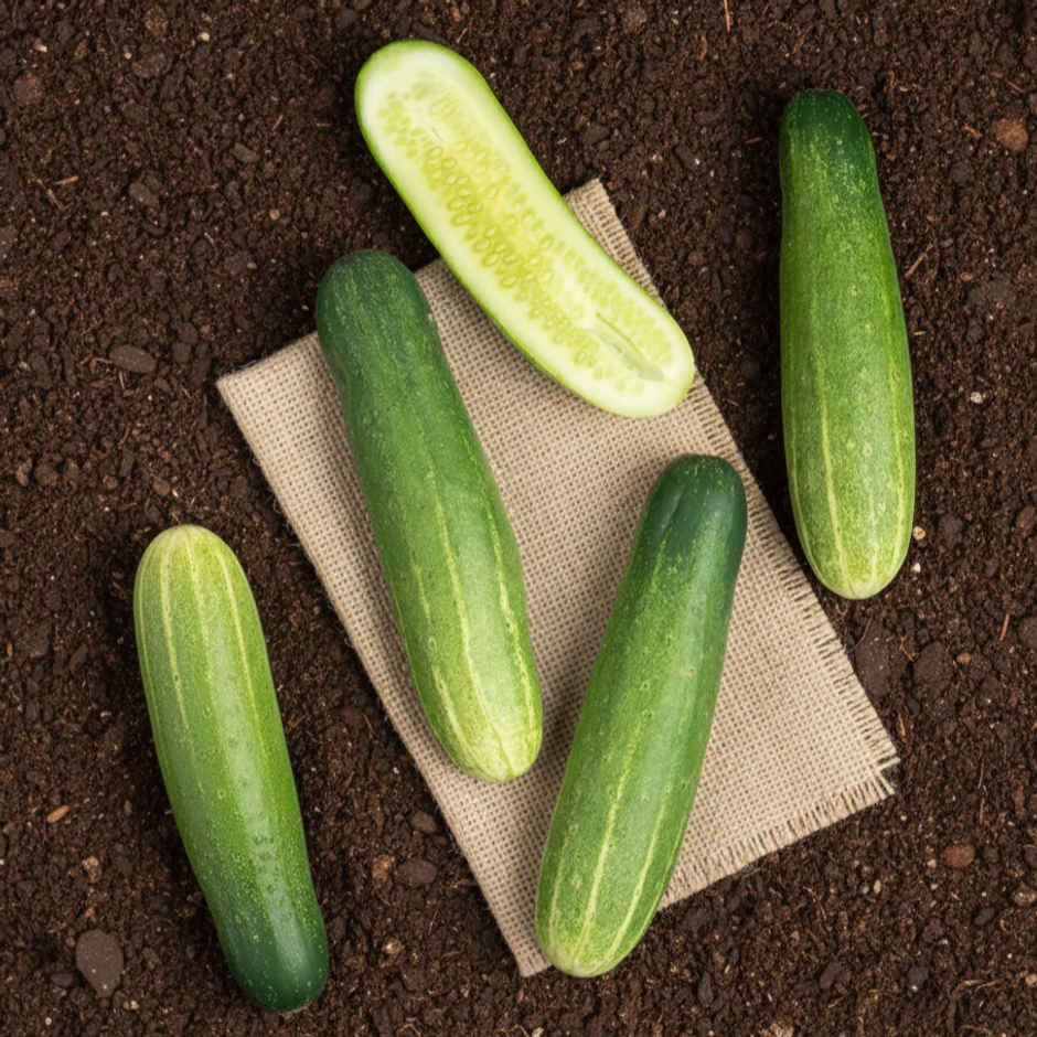 Organically Grown Cucumber Indian