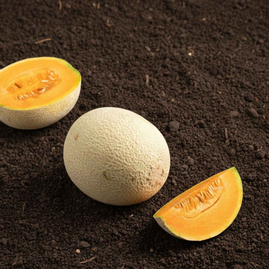 Organically Grown Muskmelon