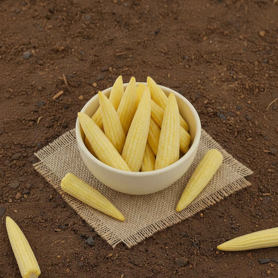 Organically Grown Baby Corn