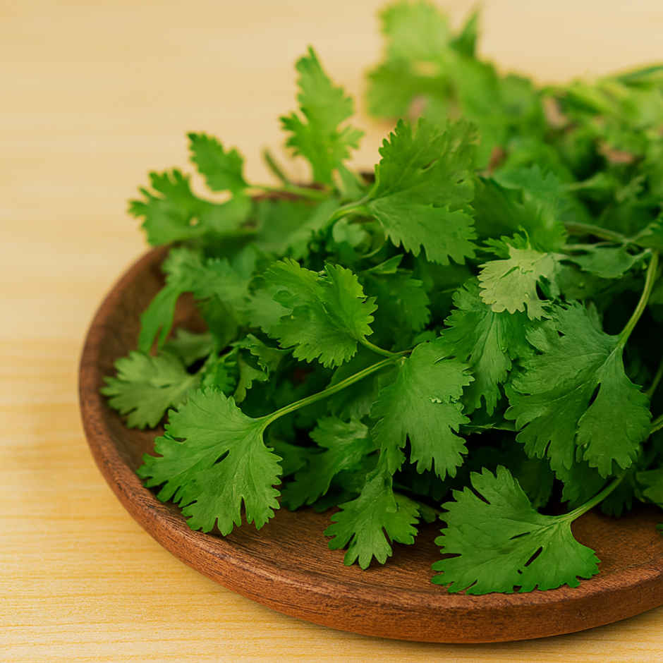 Eggoz Nutrition Protein Rich Farm Fresh White Eggs (10pc) & Residue Free Coriander (100g) Combo