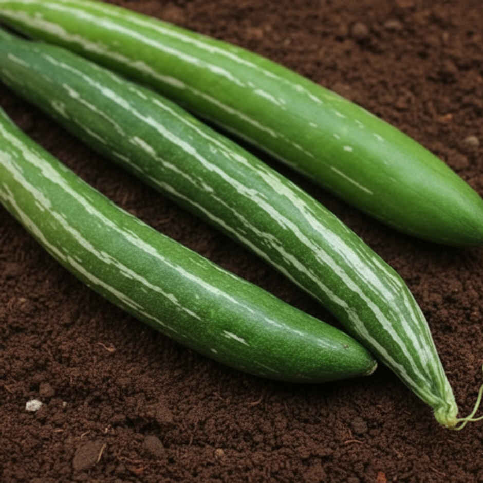 Organically Grown Snake Gourd