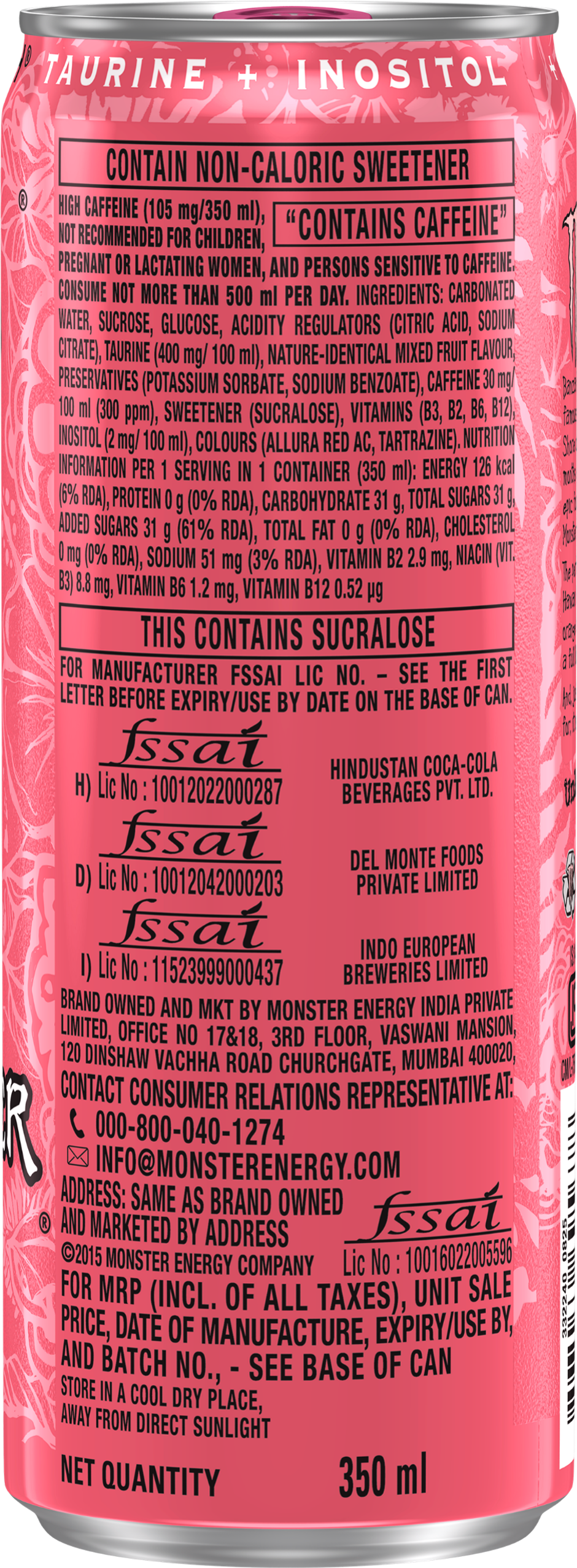 Monster Pipeline Punch Energy Drink