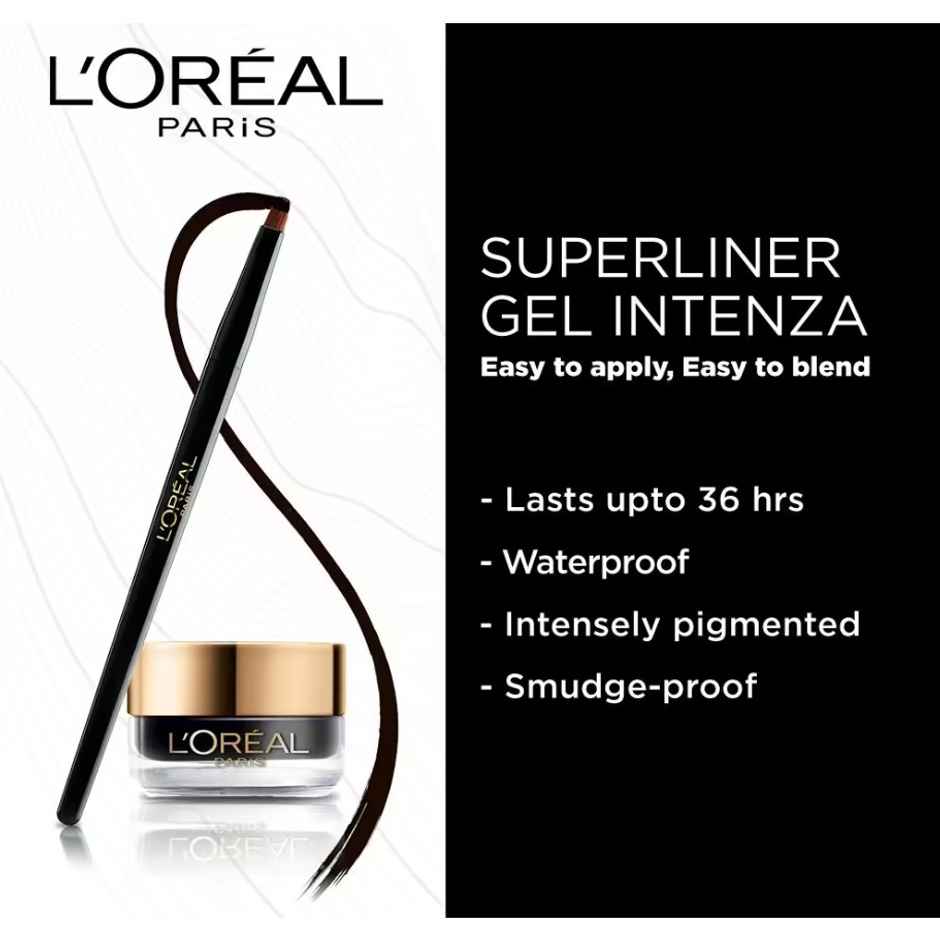 L'Oreal Paris Super Liner Gel Intenza Eyeliner, Profound Black