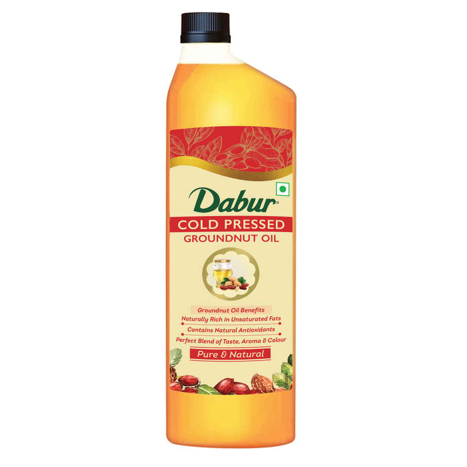 Dabur Groundnut (Peanut) Cold Pressed Oil | Healthy Cooking Oil