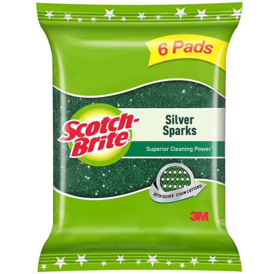 Scotch Brite Silver Sparks Scrub Pad