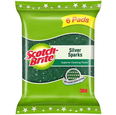 Scotch Brite Silver Sparks Scrub Pad