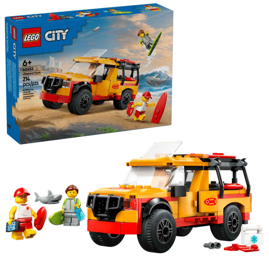 LEGO City Lifeguard Beach Rescue Truck Playset 60453 Building Blocks Toys