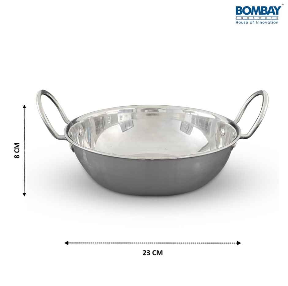 Bombay Kookware Stainless Steel Kadai (2.5 L)
