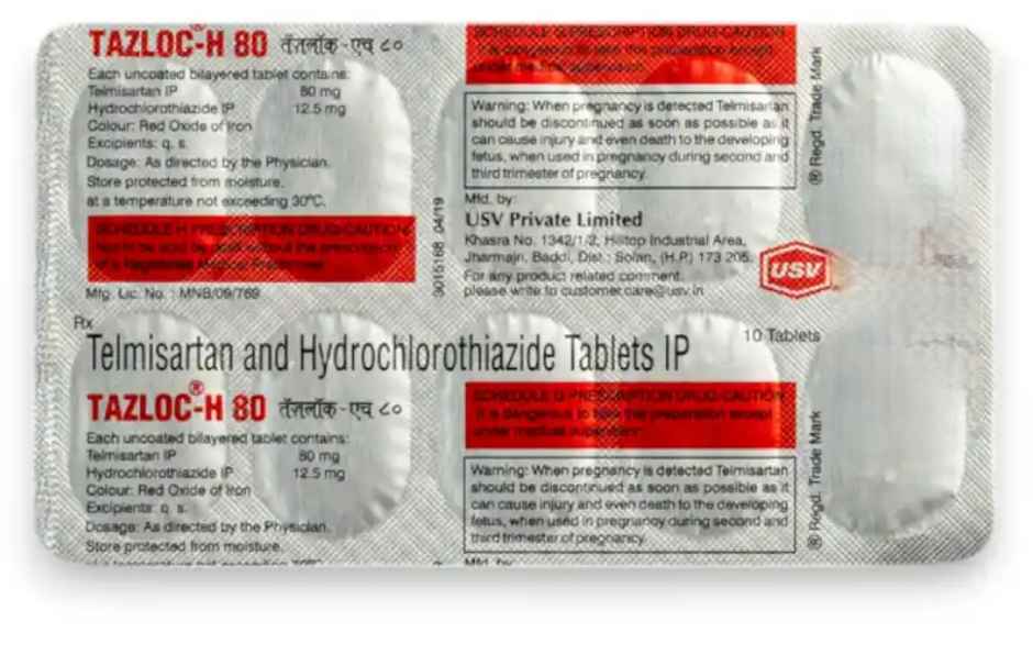 Tazloc-H 80 Tablet
