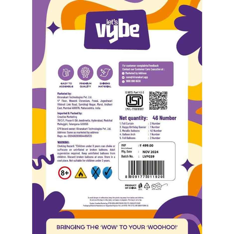 Welcome Princess Decoration Kit | Assorted | Let's Vybe