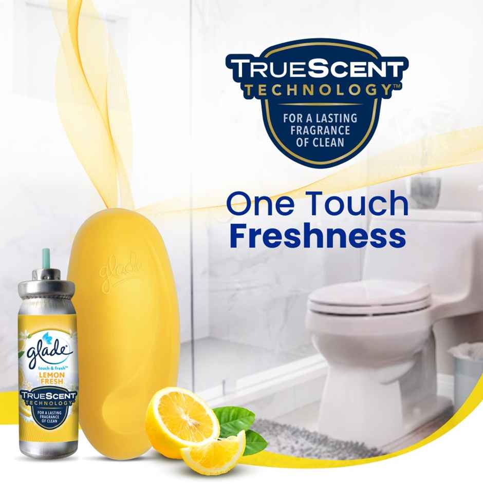 Glade Lemon Touch & Fresh Room Freshener Refill Combo