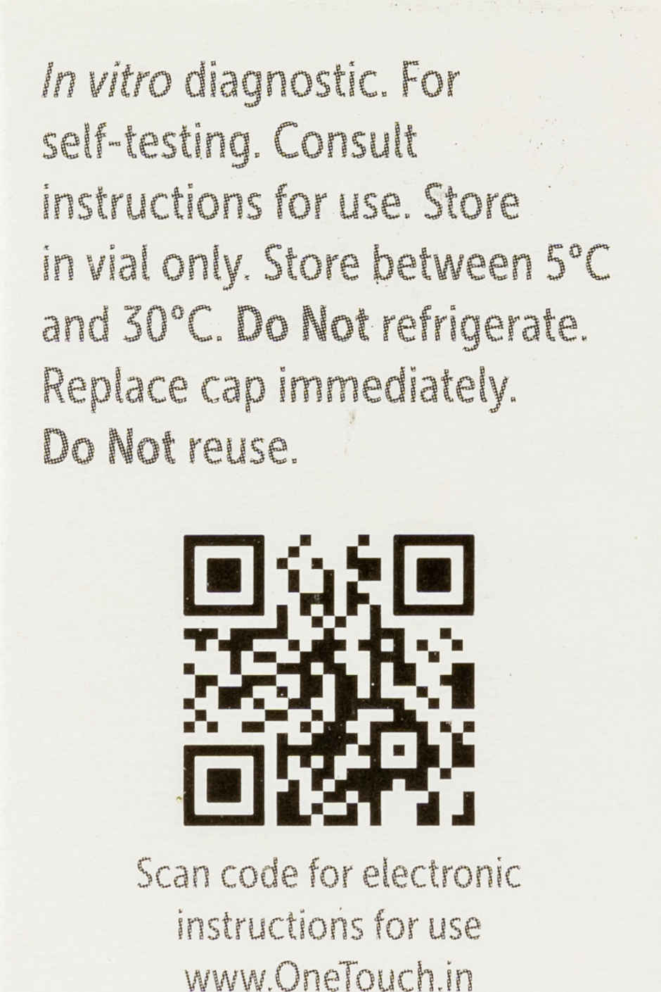 OneTouch Select Plus Test Strip