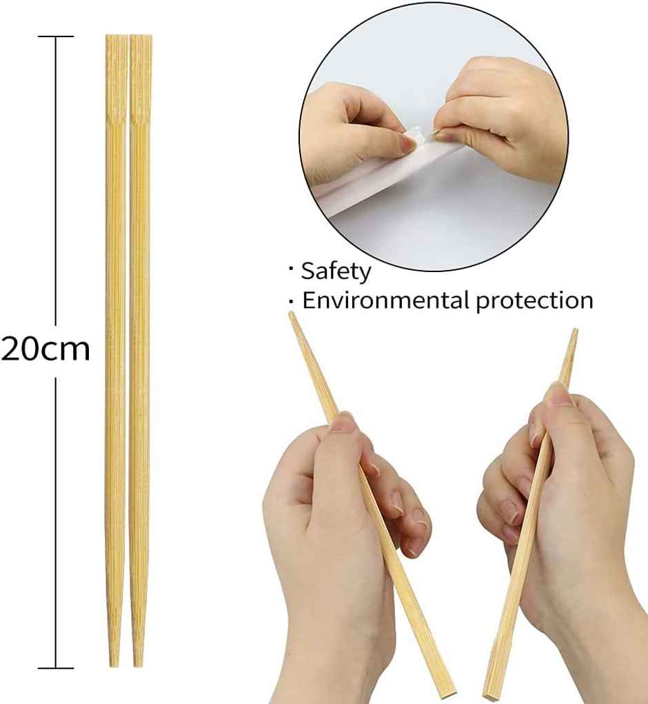 Tempware Wooden Chopsticks | 23 cm | Pack Of 10